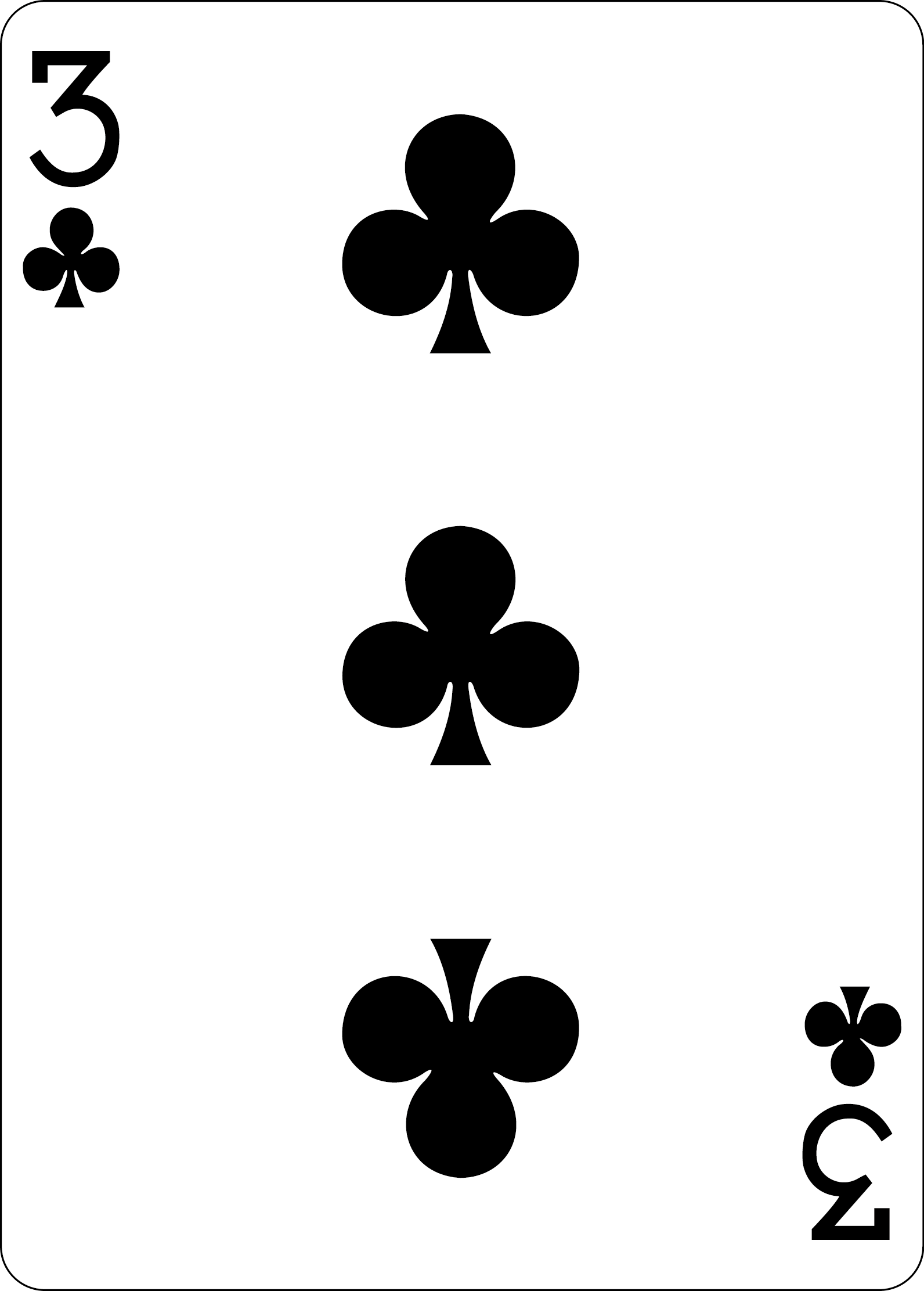 3 of Clubs