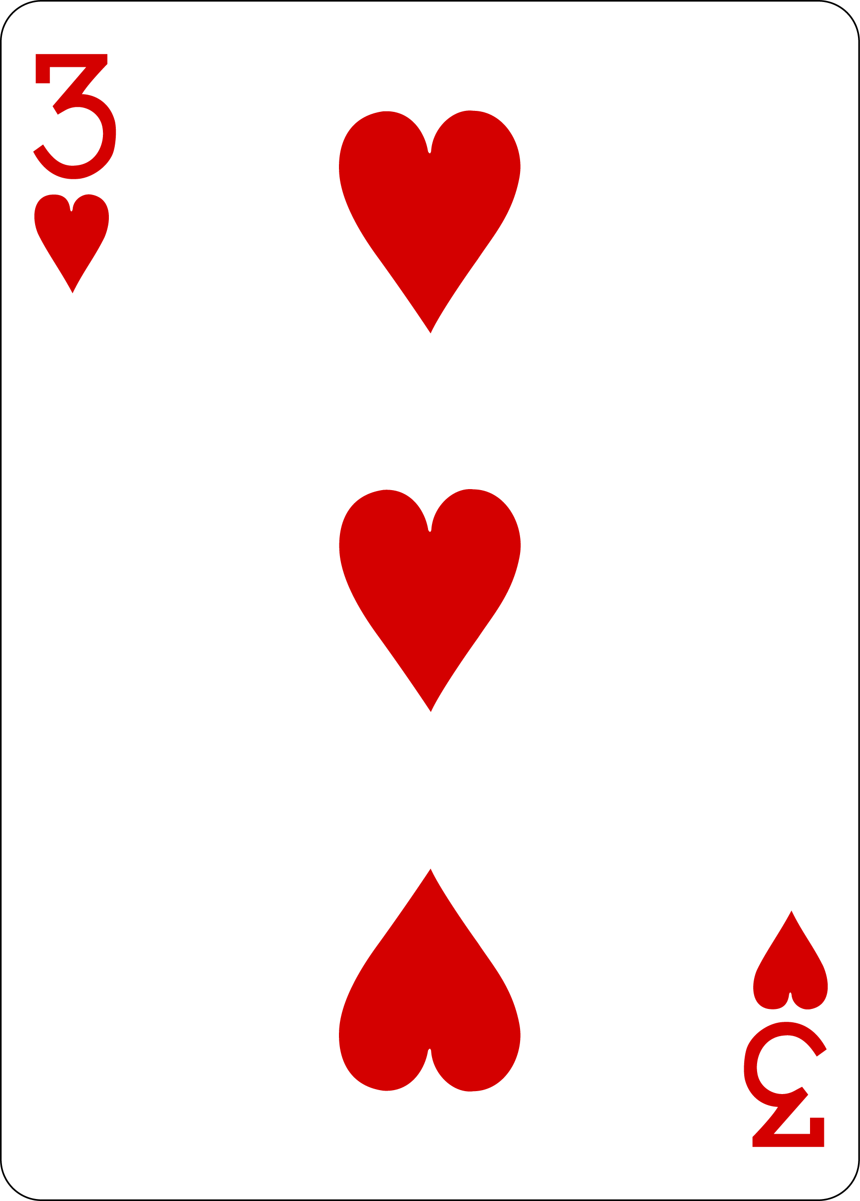 3 of Hearts