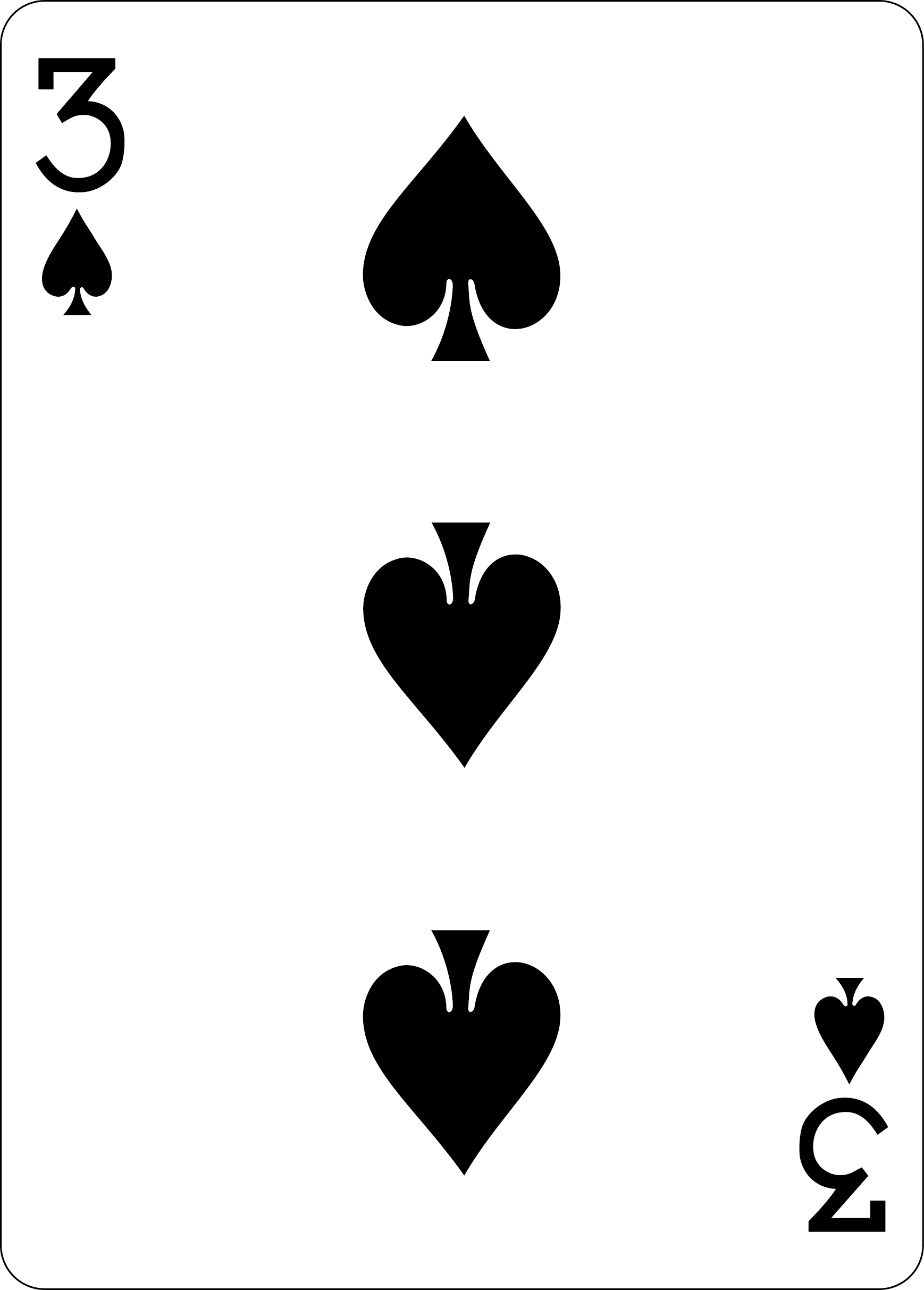 3 of Spades