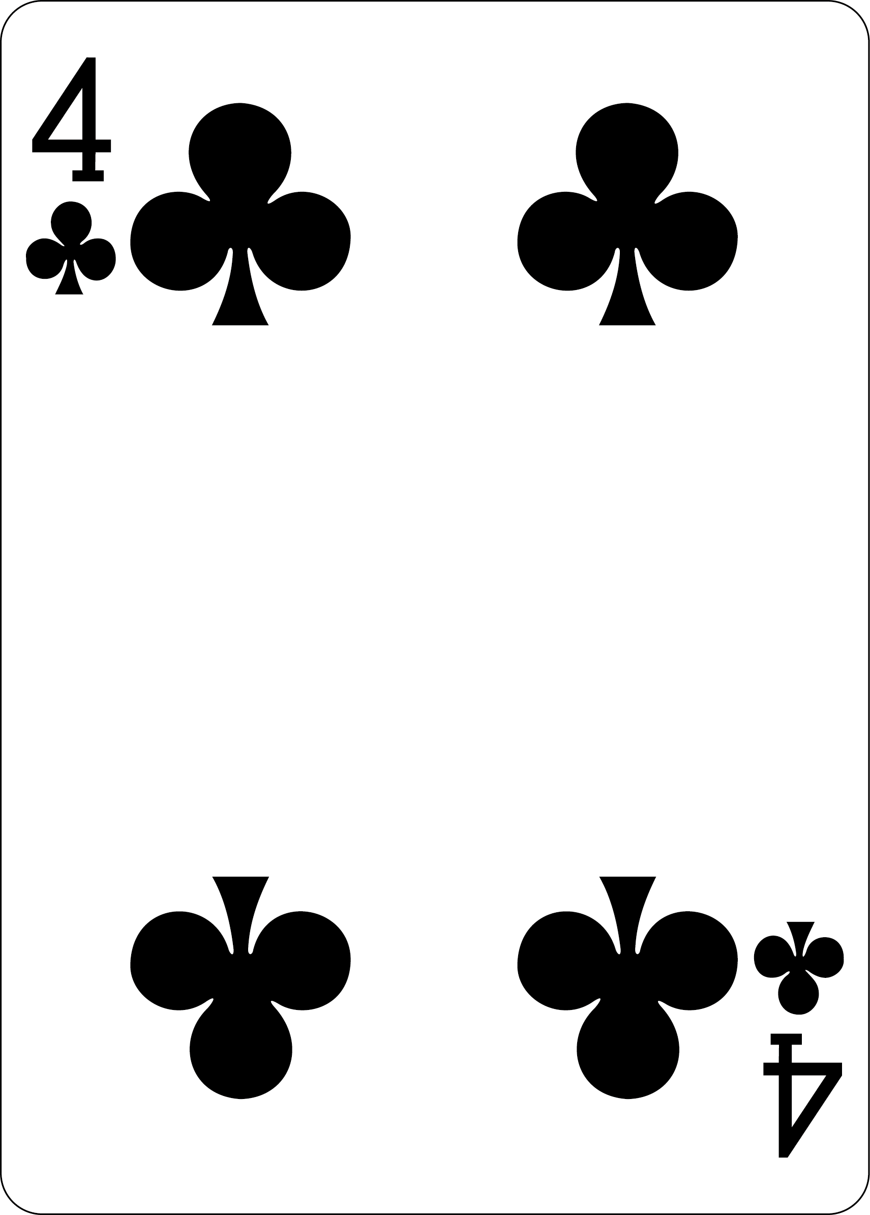 4 of Clubs