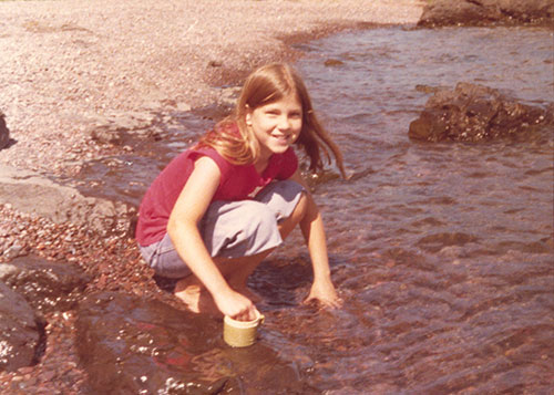 Lori on North Shore, 1977